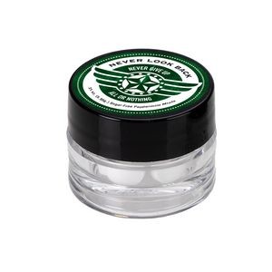 Round Single Jar W/ Mints (Black Or White Cap)