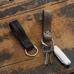 Saddler Leather Loop Keychain