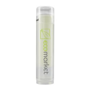 Natural Lip Balm Made With Certified Organic Ingredients In Clear Tube