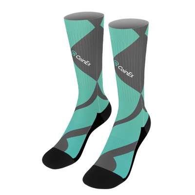 Imported Dye-Sublimated Socks