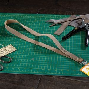 Roper Leather Lanyard w/Metal Split-Ring