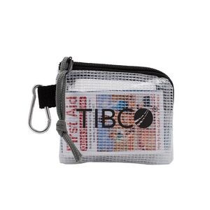 Golf Safety & First Aid Kit In A Zippered Clear Nylon Bag