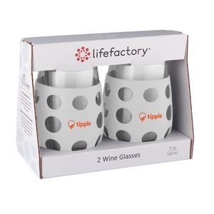 17 Oz. Lifefactory® Wine Glass With Silicone Sleeve 2 Pack