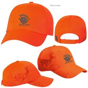 Dri Duck 3301 Blaze Orange Running Buck Cap