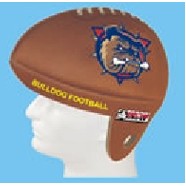 Foam Full Color Football Look Hat w/ Ear Flaps