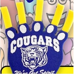 Large Paw w/Extended Claws Foam Hand Mitt