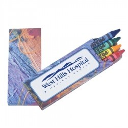 Prang® Impressionist 4 Pack Crayons (Imprinted)