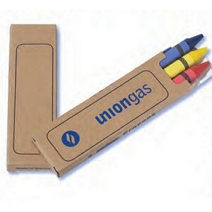Prang® Economy 3 Pack Crayons (1 Side Imprint)