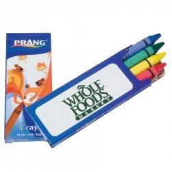 Prang® Crayons 4 Pack (Imprint)