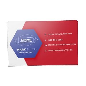 Business Card Magnets w/Square Corners (3 1/2"x 2")