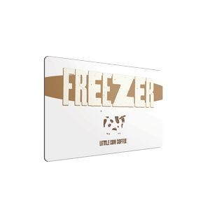 23.5" X 12" RC-Rectangle .030" White Outdoor Magnet