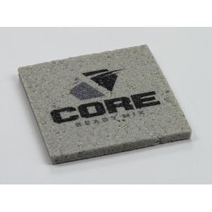 Square Concrete-Texture Coaster (UV Print)