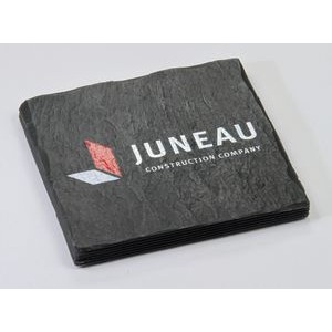 Square Shale-Texture Coaster (UV Print)
