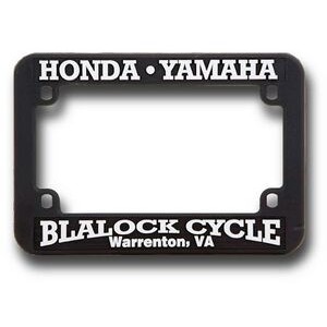 Motorcycle Plastic Raised Copy License Plate Frame