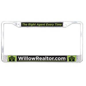Metal frame with full color acrylic strip