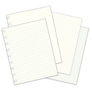 Filofax Refillable Notebook Refills - Letter