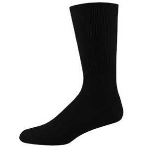 Non-Binding Relaxed Fit Crew Dress Socks (Blank)