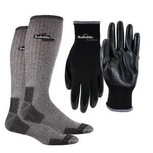 Warehouse-Logistics Combo w/Boot Socks & Nitrile Gloves