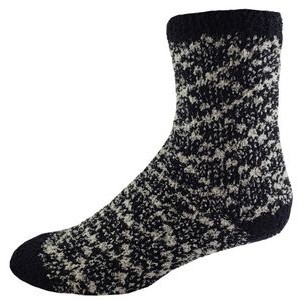 Fashion Fuzzy Feet Crew Socks (Blank)