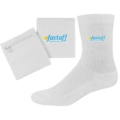 3-in-1 Band & Relaxed Top Crew Socks Combo