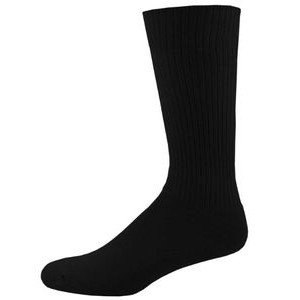 Non-Binding Relaxed Fit Seamless Toe Crew Socks (Blank)