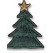 Stock Embroidered Appliques - Christmas Tree