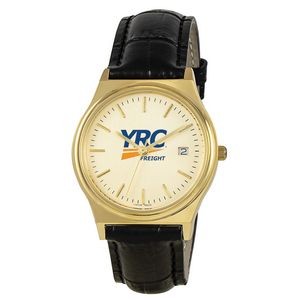 Pedre Men's Traditional Watch (Gold Dial)