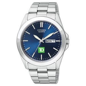 Men's Citizen® Quartz Watch (Blue Dial)