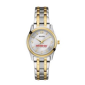 Bulova Corporate Collection Women's Two-Tone Bracelet Watch (Silver/Gold)