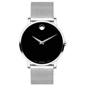 Men's Movado® Classic Museum Watch (Black Dial)
