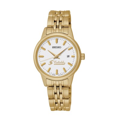 Women's Seiko Quartz Gold Watch