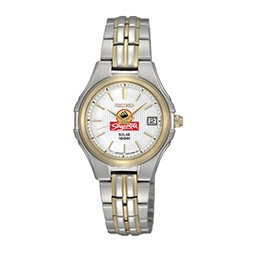 Women's Seiko Solar Watch (White/Gold Dial)