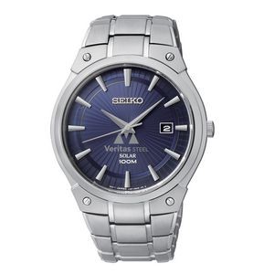 Men's Seiko Solar Watch (Blue Dial)
