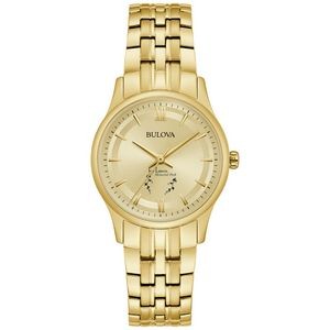Women's Bulova Corporate Exclusive Gold-Tone Bracelet Watch