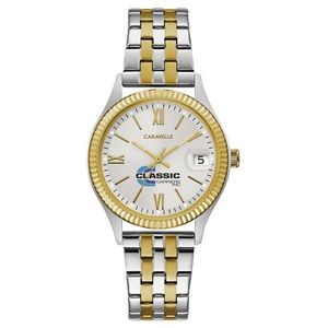 Women's Caravelle by Bulova Watch (Silver White Dial)