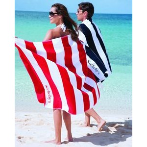 Turkish Signature Heavyweight Horizontal Cabana Stripe Beach Towel