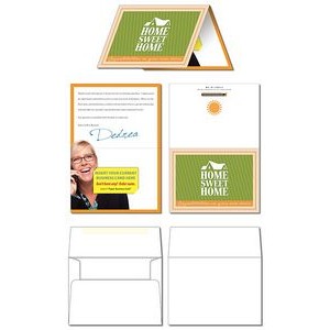 Greeting Card - 7x5 Folded with Business Card Slits & Envelopes – UV-Coated (1S) – 10 pt.