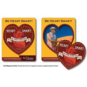 Magnet - Picture Frame Heart Punch (3.5x4.5) - 20 Mil.