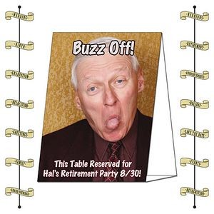 Announcement Table Tent - Laminated (5"x7" - Folded) - 14 Point