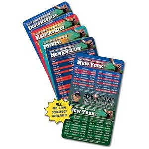 20 Mil Coated Pro Football Sport Schedule Magnet
