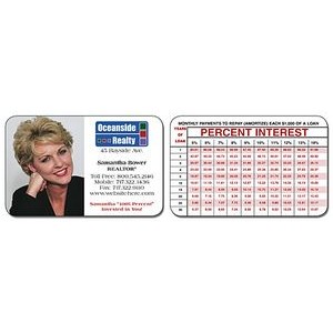 Real Estate Laminated Wallet Card - 3.5x2.25 (2-Sided) - 14 pt.