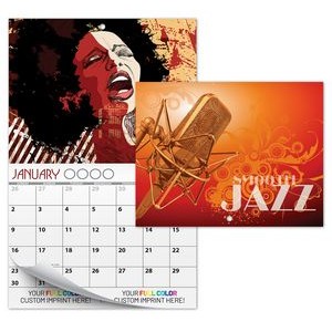 13 Month Custom Appointment Wall Calendar (High Gloss UV-Coated Cover)- SMOOTH JAZZ