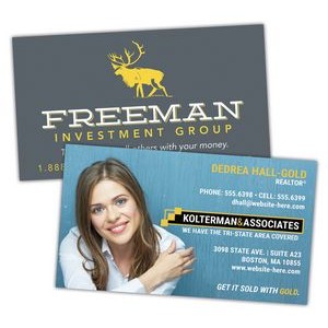 Extra-Thick UV-Coated (1S) Paper Business Card (3.5x2)