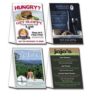 Table Tent - Laminated (5"x6.875" - Folded) - 14 Point
