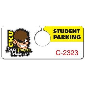 Plastic Hang Tag / Parking Permit- 2x5 - UV Coated (1S) - 10 pt.