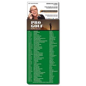 Magna-Card Business Card Magnet - Golf Schedule (3.5x9)