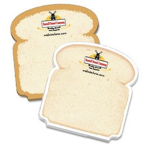 Adhesive Note Shape - Bread Slice (4x4.25) - 100 Sheets