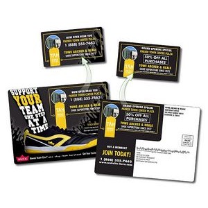 Snap-Out Mail Card (4.25x5.6875) - Extra-Thick Laminated Paper Card (24pt) with Snap Out Card