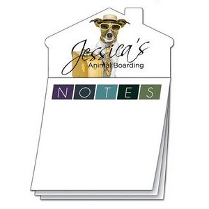 Magna-Note House Magnet - Stock Sticky Notes