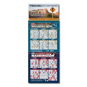 Magna-Card Business Card Magnet Basketball/Hockey Schedules (3.5"x9")